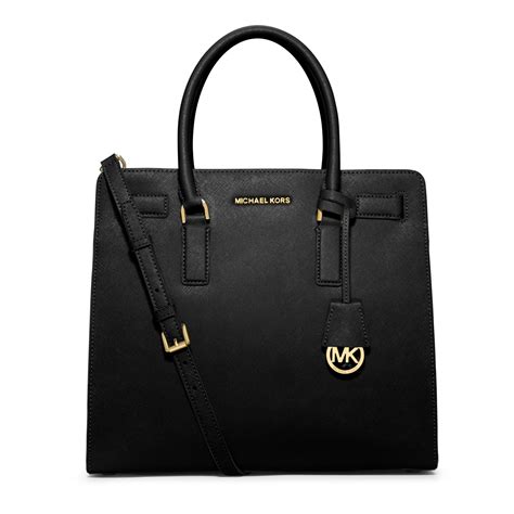 michael kors dillon black tote bag|michael kors large black bag.